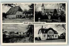 24619 W2351 Bornhöved - Gemischtwaren Tietgen Kirche Gruss Auto
