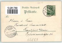 65817 W6239 Eppstein , Taunus 1900 Lithographie Burg Eppstein Burgfried Burgeingang