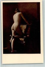 Nude Model von hinten AK FKK Foto AK