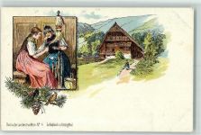 77776 W7624 Schapbach - Spinnerinen Badische Landestrachten Nr. 4