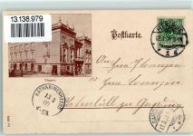 24937 W2390 Flensburg 1900 - Promenade Rückseite Theater