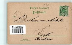 32602 W4973 Vlotho Gebrauchsspuren Lithographie Vorläufer Druck 1890-1895 Amthausberg Weserbrücke Postgebäude