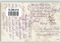 49565 W4550 Malgarten Gebrauchsspuren Gasthaus Hellmich Oldtimer WK II Stempel