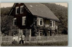 71522 W7150 Backnang Privatfoto AK Wohnhaus Ort lt. Stempel