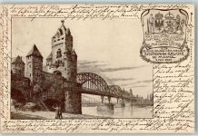 55116 W6500 Mainz a Rhein 1904 - Einweihung der neuen Eisenbahnbrücke