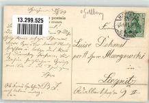 Haynau Chojnow 1909 Foto AK Ev. Kirche Marktplatz