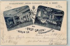 10115 W1000 Kreuzberg 1899 - Etablissement Neues Club-Haus Kommandantenstraße