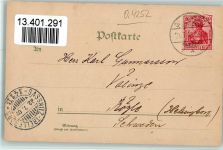 06295 O4250 Lutherstadt Eisleben 1902 Lithographie Gruss aus Nr. 876 - Luther, Marktplatz AK