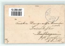 89231 W7910 Neu-Ulm 1904 Gebrauchsspuren Bahnhof Friedens-Kaserne Donaubrücke Lithographie