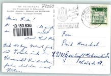 72275 W7297 Reinerzau - Gasthaus Pension Auerhahn