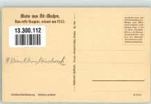01662 O8250 Meißen , Sachs Künstlersteindruck Burg