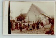 88416 W7955 Ochsenhausen Privatfoto AK Gasthaus Ort handschriftlich