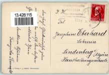 87534 W8974 Steibis - Gruss aus den Bergen - Gasthaus Brunhold Posthilfstelle Steibis Taxe Oberstaufen