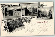 28857 W2808 Syke 1899 - Hotel zum Schützenhause Veranda Wolfsschlucht Friedeholze