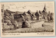 96160 W8614 Rehweiler Künstlerkarte die Schlössleinskolonie sign. R.E.