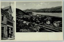 53424 W5480 Oberwinter - Gasthaus zum goldenen Anker Bahnhof AK