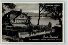 79713 W7880 Bad Säckingen Privatfoto AK Hotel Rheinblick Rhein