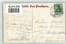 88250 W7987 Weingarten , Württ 1910 Künstlerkarte Bahnpost K.Württ. 31.7.10 Z 220 Hist. Festspiel Die Welfensage
