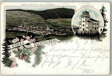 09484 O9312 Oberwiesenthal 1910 Lithographie Unterkuftshaus