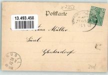 24589 W2353 Nortorf b Neumünster 1902 - Bahnhofstraße Gasthaus Bahnpost Hamburg-Flensburg