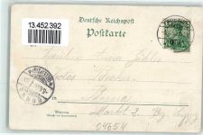 04654 O7233 Frohburg 1900 Lithographie Gasthaus Jägerhaus Gartenwirtschaft Degen Posthorn Altes Schloß Hirsch