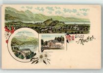 82431 W8113 Kochel a. See Lithographie Kochelsee