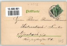 55597 W6556 Wöllstein , Rheinhess 1899 Lithographie Wilhelmlust Bahnhofstraße Präparanden-Anstalt Germaniaplatz