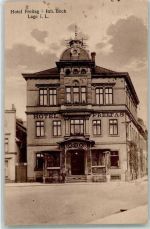 32791 W4937 Lage , Lippe Foto AK Hotel Freitag
