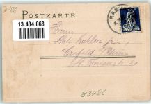 83486 W8243 Ramsau b. Berchtesgaden Prägedruck Bauernmädchen Tracht Serie IV Nr. 2