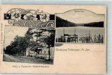 16356 O1311 Tiefensee b Bad Freienwalde - Gamen-See Hotel-Gasthaus Waldschlößchen