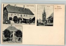 59597 W4782 Erwitte - Kriegerdenkmal Hotel Schulte Kirche