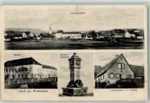 91635 W8801 Windelsbach - Kriegerdenkmal Schloß Postagentur