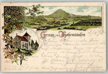 73033 W7320 Hohenstaufen 1899 Lithographie Barbarossa Kapelle