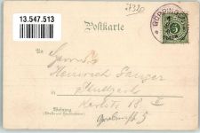 73033 W7320 Hohenstaufen 1899 Lithographie Barbarossa Kapelle