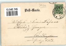 89518 W7920 Heidenheim an der Brenz 1909 Lithographie Bezirkskrankenhaus Bahnhof Post Schloß Helenstein