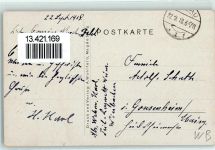 Spruch Patriotik WK I Adel Friedrich der Große 1918 Künstlerkarte