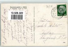 37449 W3421 Zorge Foto AK Cafe Staufenberg-Diele