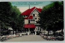 09577 O9381 Braunsdorf b Flöha - Hotel Haus Flechsig Gartenwirtschaft