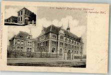 44787 W4630 Bochum Foto AK 8. Deutscher Bergmannstag 1901 Gasthaus u. Berggewerkschaftskasse