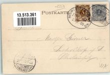 24594 W2354 Hohenwestedt 1900 - Vorderstraße Villa Bahnpost Neumünster