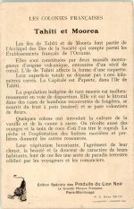 Moorea KEINE AK Tracht Informationskarte