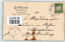 24837 W2380 Schleswig 905 Prägedruck Regierungsgebäude Wappen Passepartout