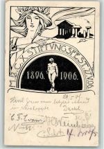 09648 O9250 Mittweida BOAKC Stiftungsfest 27. Mai 1906 Ort lt. Stempel
