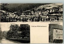 34127 W3500 Wilhelmshausen ü. Kassel - Posthilfstelle Wilhelmshausen Kolonialwaren Hildebrandt Forsthaus