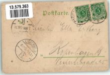 98714 O6316 Stützerbach 1900 Gebrauchsspuren Lithographie Hotel zur Tanne