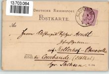 24960 W2392 Glücksburg Ostsee BOAKC Vorläufer 1887