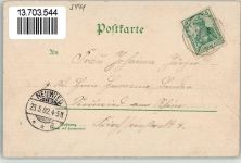 56729 W5441 Ettringen , Eifel 1902 BOAKC Aussichtsturm Lithographie