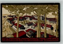 W5060 Bergisch Gladbach J.W. Zanders Papierfabrik Werbung Künstlersteindruck Jugendstil Plakative Kunst BOAKC