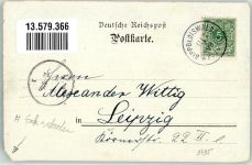 01744 O8230 Dippoldiswalde 1899 Gebrauchsspuren Lithographie Dippoldiswalder Schützenfest Eckschaden
