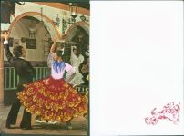 Flamenco Stickerei und Spitze echt Tanz